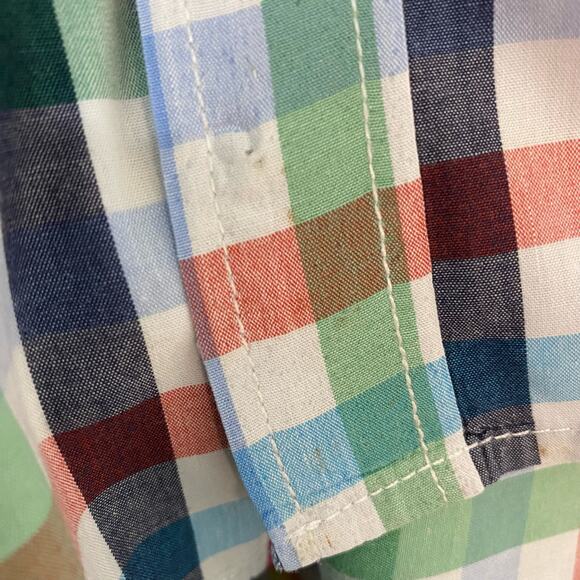 Clear Water Outfitters Men's Shirt Button Down Short Sleeved Plaid Size XL* - Picture 5 of 7